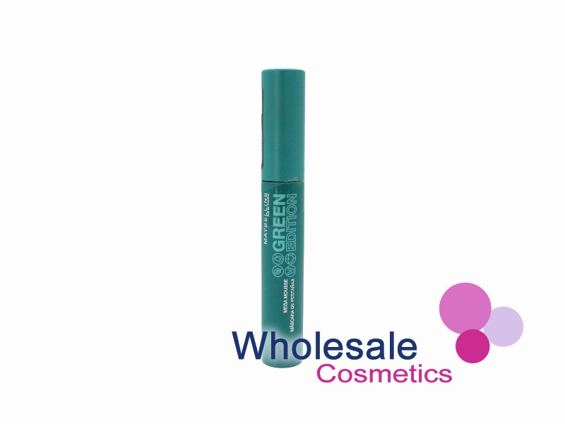 10 x Maybelline Green Edition Mega Mousse Mascara - 003 BROWNISH BLACK